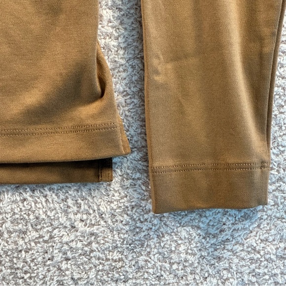 Women's Tan Long Sleeve Polo Shirt - Picture 6 of 12